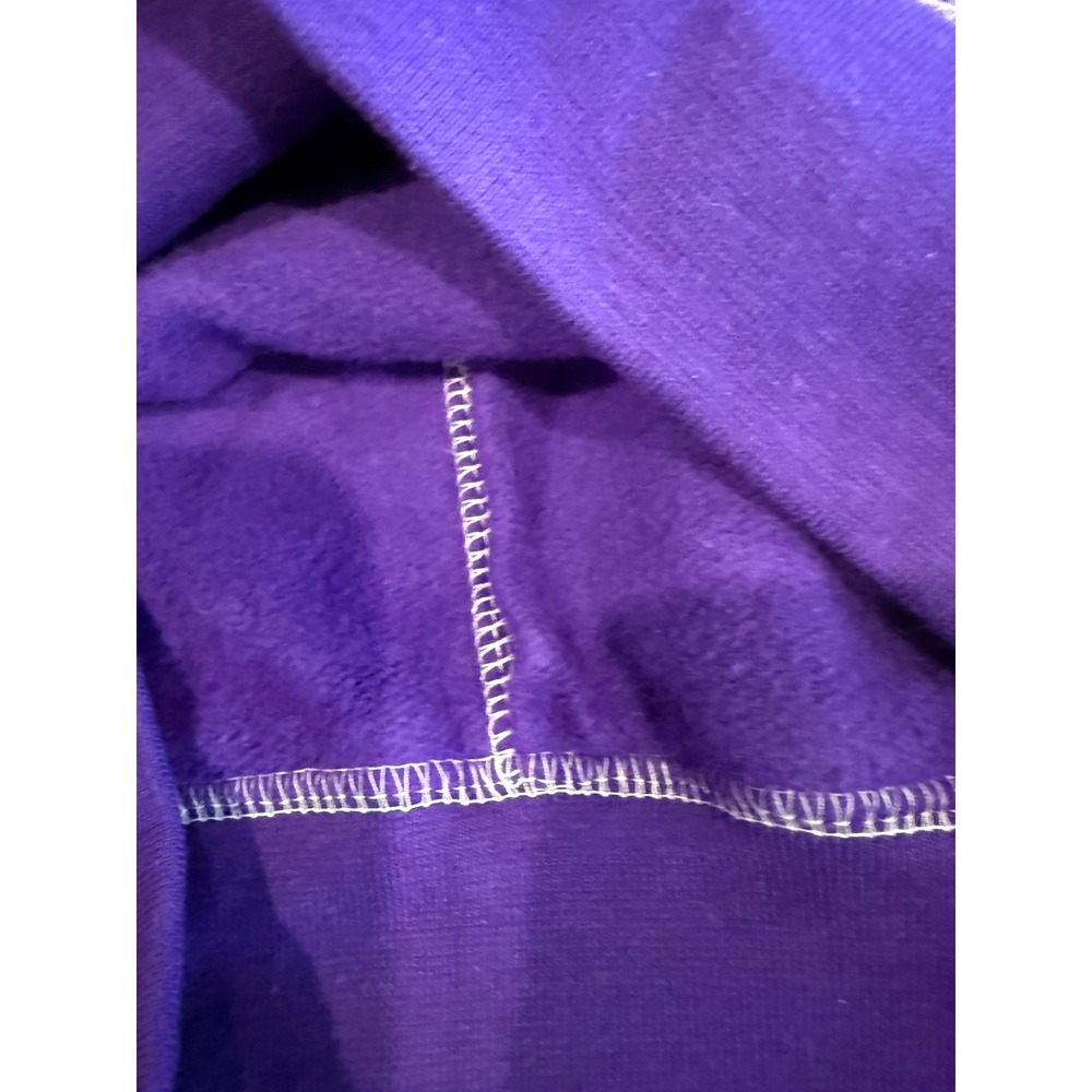 Authentic Apparel LSU Tigers Purple Contrast Stitch Hoodie Mens‎ XL NCAA Graphic - Picture 10 of 10